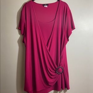 3X Dynamite Silky Blouse